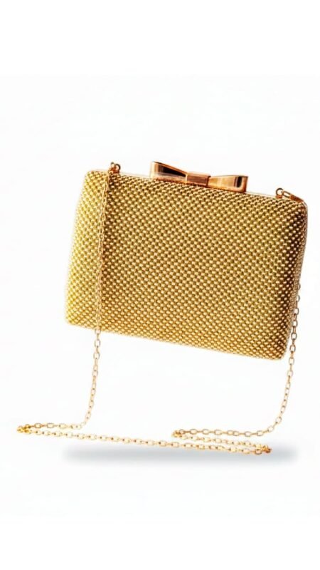 Bolso Aurea Dorado | Estilo Monedero de Gala | KNS Premium