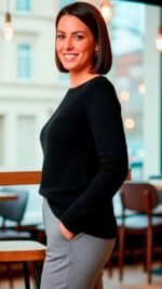 CLÁSICO | Jersey Punto Cuello Barco | Textura | Suavidad Premium