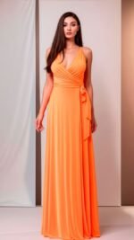 ÉTER | Vestido largo viscosa elegante | Formal | Calidad Premium