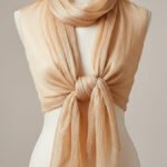 SIRIUS | Chal Metalizado Hilos Plata y Oro | Calidad Premium KNS